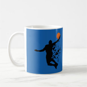 Basketball Player Silhouette Coffee Mug