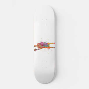 Basketball player skateboard