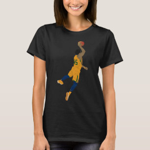 Basketball Player Slam Dunk Chiffon Top