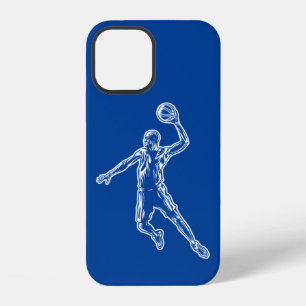 Basketball Player Slam Dunk Light Design iPhone 12 Case