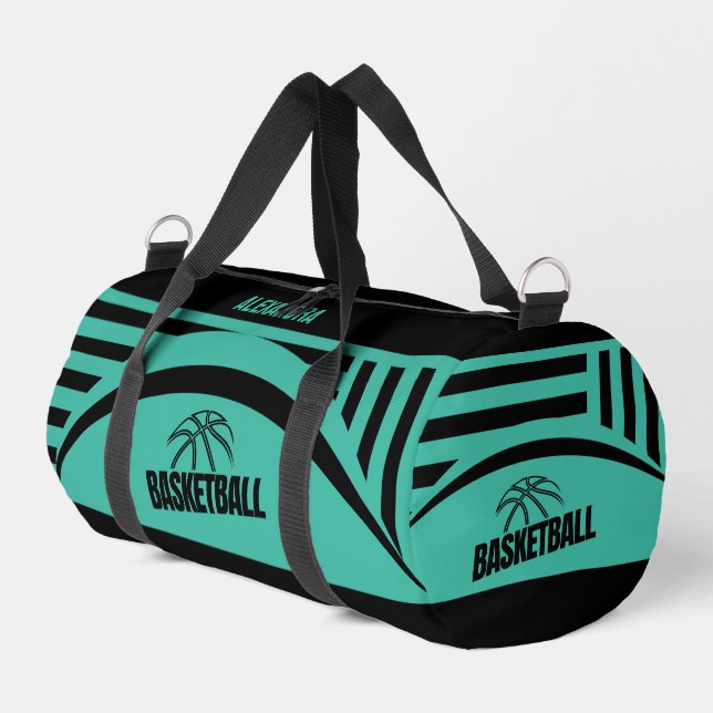 Basketball Player, Team, Birthday Gift    Duffle Bag (Left Corner)