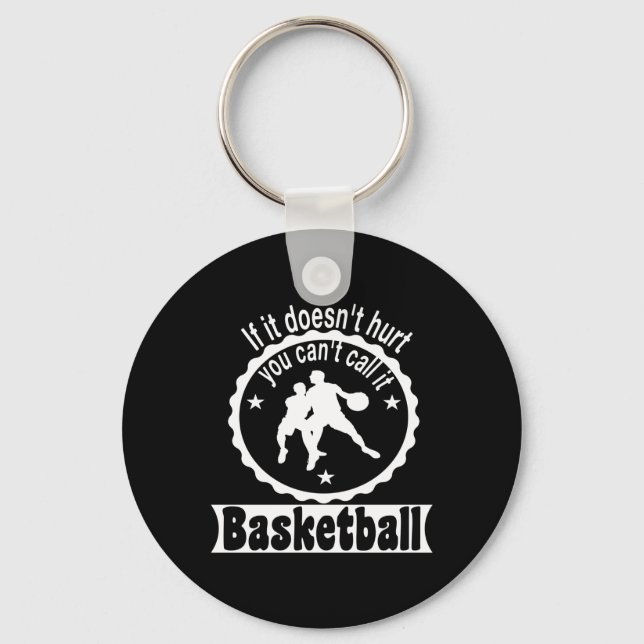 Basketball Player Team Coach Sayings Gift Idea  Key Ring (Front)