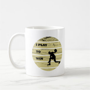Basketball player vintage sunset retro style coffee mug