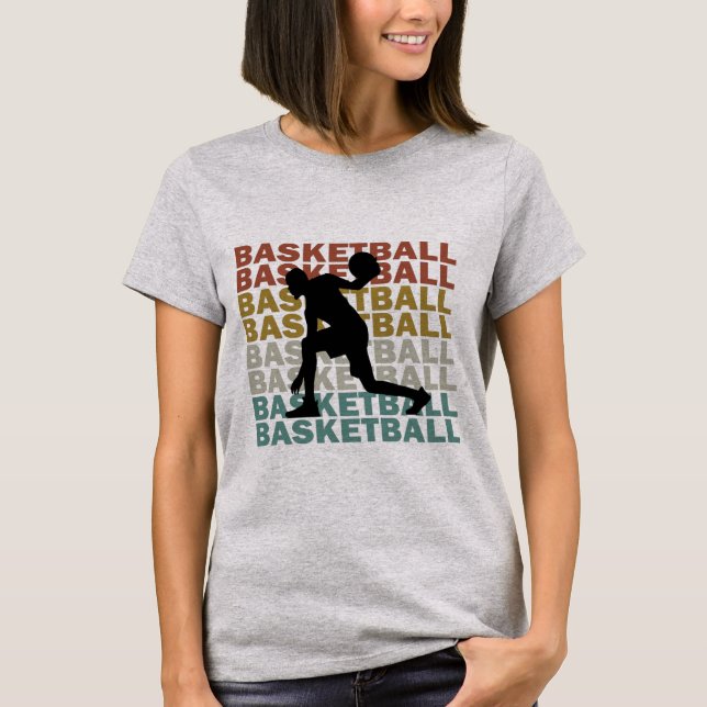 Basketball player vintage T-Shirt (Front)