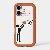 Basketball player with ball custom