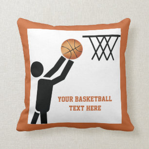 Basketball player with ball custom cushion