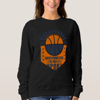 Basketball Players Basketball Team Graphic Sports  Sweatshirt