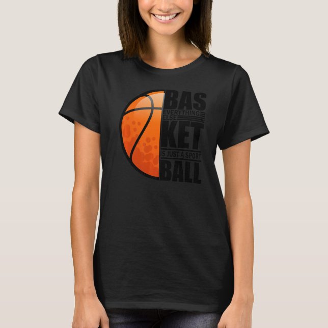 Basketball Players Basketball Team Graphic Sports  T-Shirt (Front)