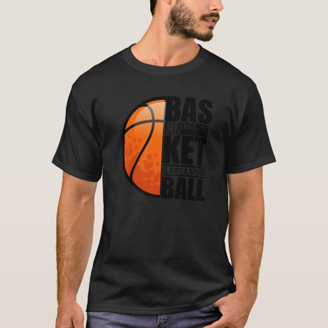 Basketball Players Basketball Team Graphic Sports  T-Shirt (Front)