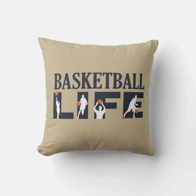 Basketball players driblling cushion (Front)