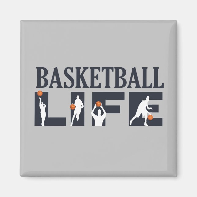 Basketball players driblling magnet (Front)
