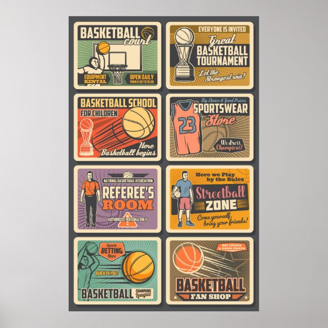 Basketball players’ poster (Front)