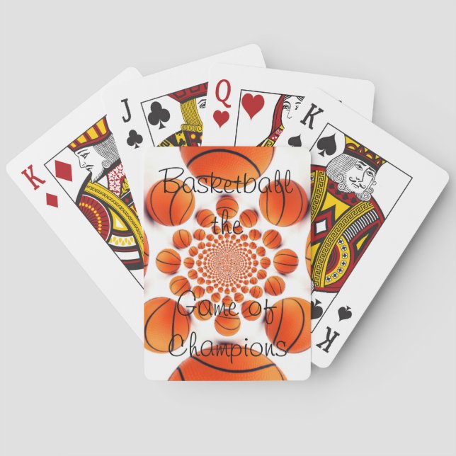 Basketball Playing Cards (Back)
