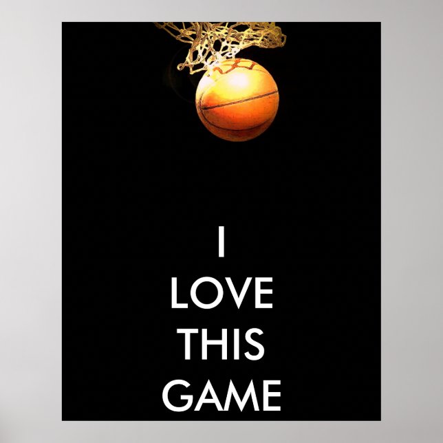 Basketball Poster - Panoramic Basketball Posters (Front)