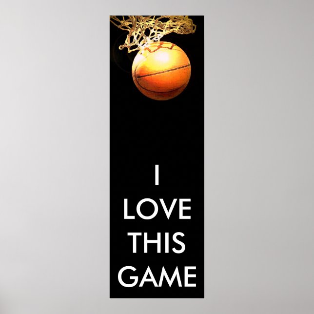 Basketball Poster - Panoramic Basketball Posters (Front)