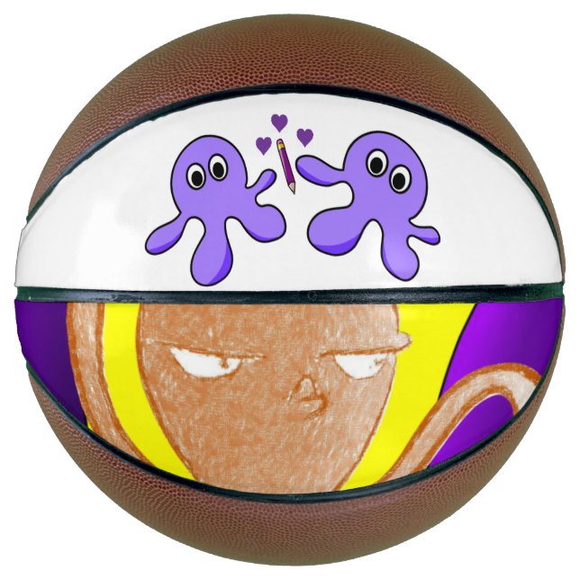 Basketball Purple Octopus (Front)