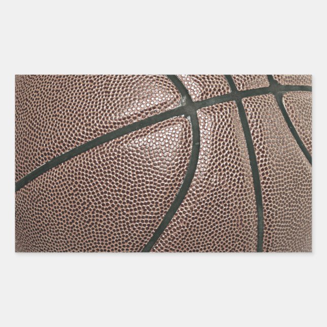 Basketball Rectangular Sticker (Front)