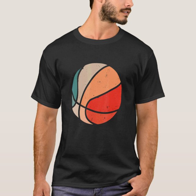 Basketball retro vintage basketball player 1 T-Shirt (Front)