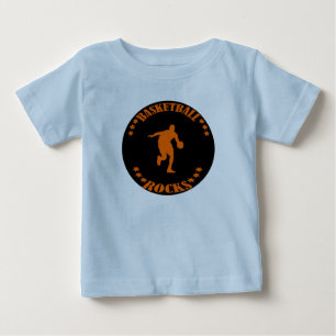 BASKETBALL ROCKS! BABY T-Shirt