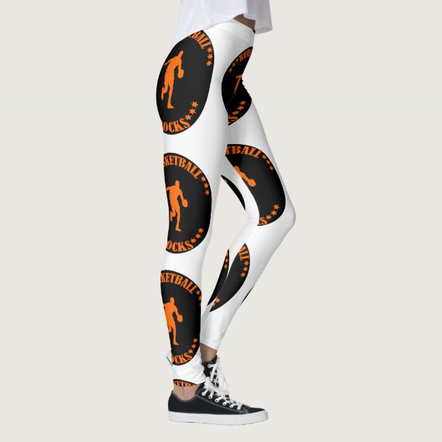 BASKETBALL ROCKS! LEGGINGS (Right)