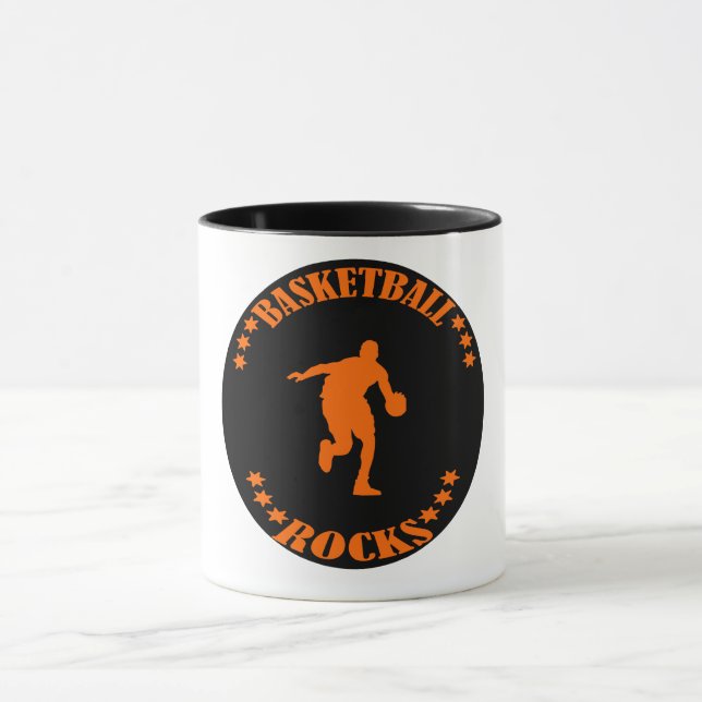 BASKETBALL ROCKS! MUG (Center)