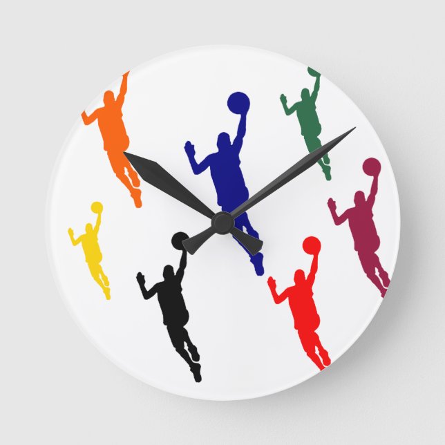 BASKETBALL ROUND CLOCK (Front)