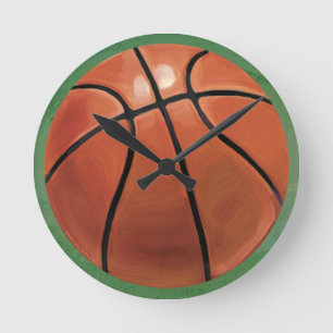 Basketball Round Clock