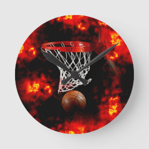 Basketball Round Clock