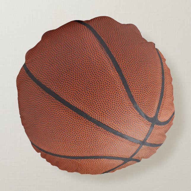 Basketball Round Pillow (Back)