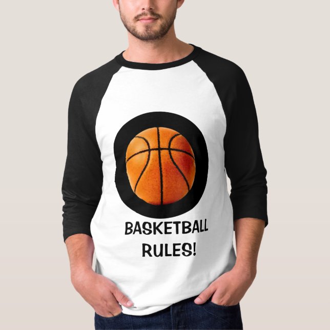 BASKETBALL RULES! T-Shirt (Front)