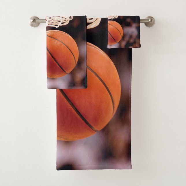 Basketball Scoring Bath Towel Set (Insitu)