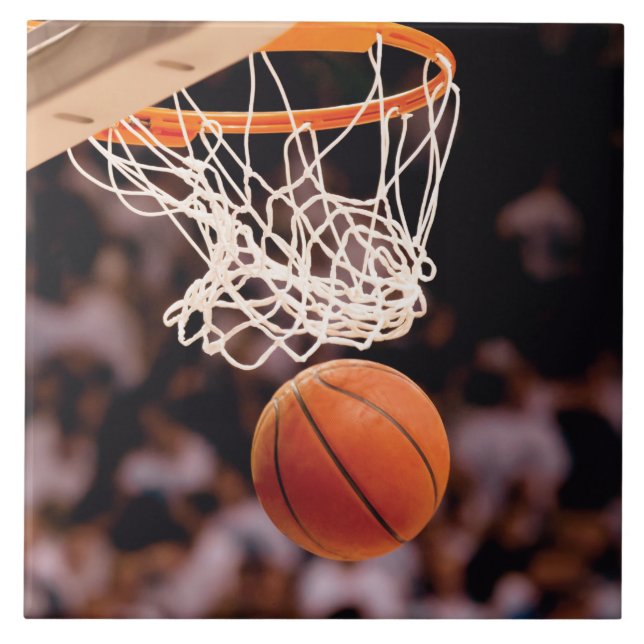 Basketball Scoring Ceramic Tile (Front)