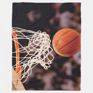 Basketball Scoring Fleece Blanket