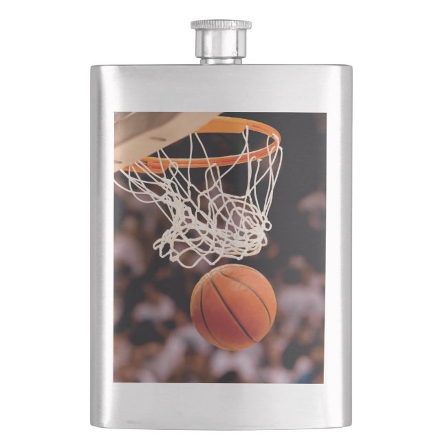 Basketball Scoring Hip Flask (Front)