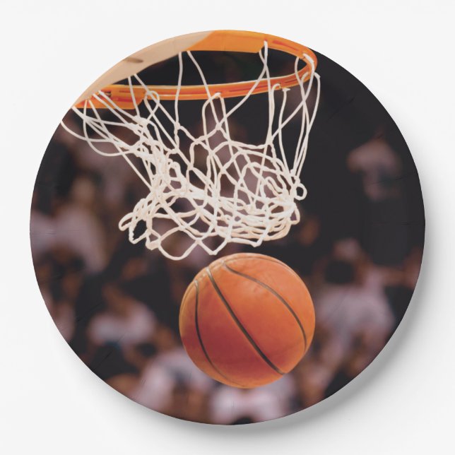 Basketball Scoring Paper Plate (Front)