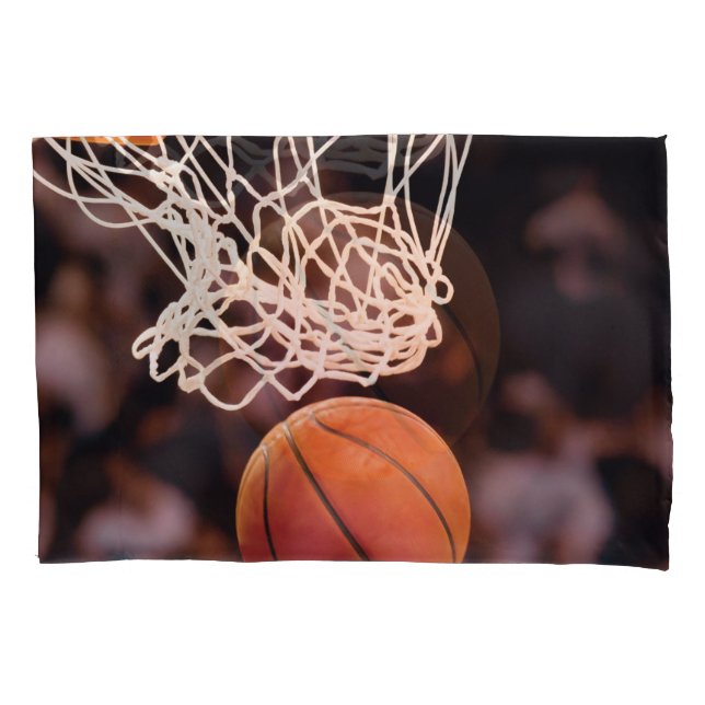 Basketball Scoring Pillowcase (Front-Left)