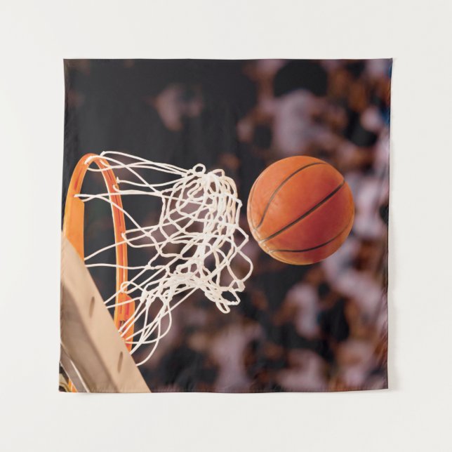 Basketball Scoring Tapestry (Front)