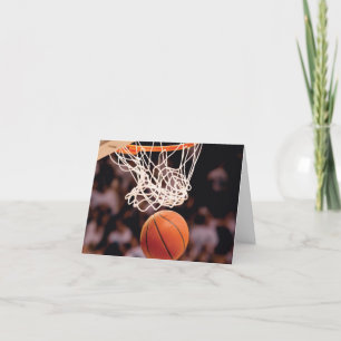 Basketball Scoring Thank You Card