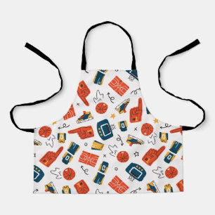 Basketball Seamless Pattern Apron