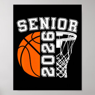Basketball Senior 2026 Graduation Senior Basketbal Poster