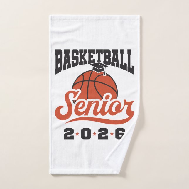 Basketball Senior 2026 Hand Towel (Hand Towel)