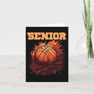 Basketball Senior Night Auntie 1  Card