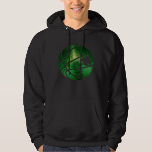 Basketball Shamrock Lucky C Irish St Patrick s Day Hoodie