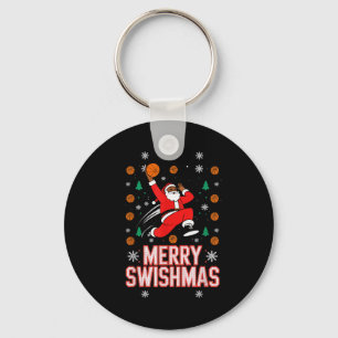 Basketball Shirt Boys Christmas Pyjamas Merry Swis Key Ring