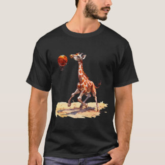 Basketball Shirt Kids Basketball Giraffe Men Bball
