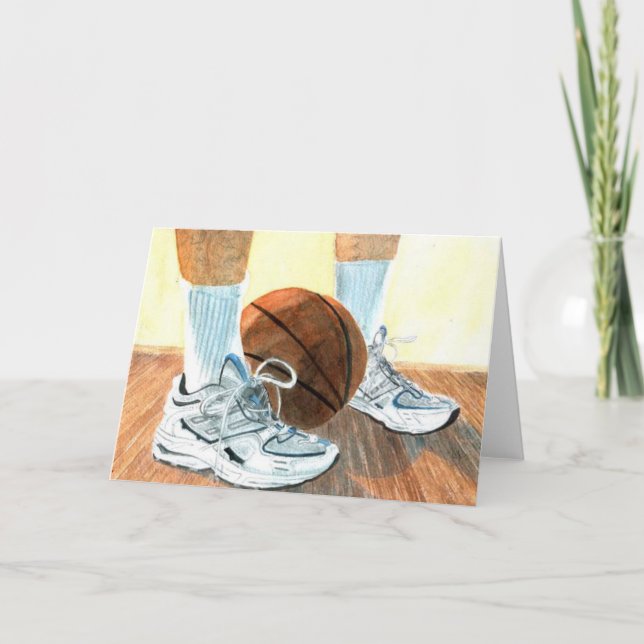 Basketball shoes Greeting Cards (Front)