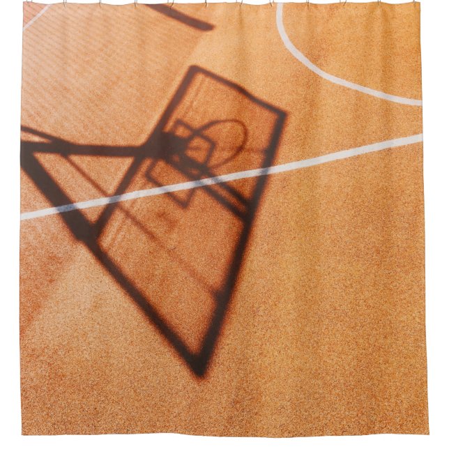 Basketball Shower Curtain (Front)