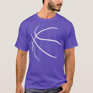 Basketball Silhouette Bball Player Coach Sports Ba T-Shirt