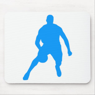 Basketball Silhouette Mouse Pad