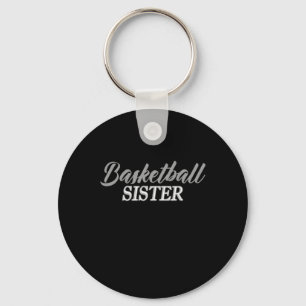 Basketball Sister Sibling Key Ring